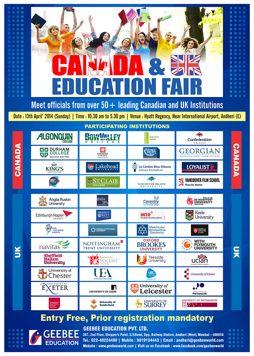 Canada-UK-Education-Fair-Poster-Gee-Bee